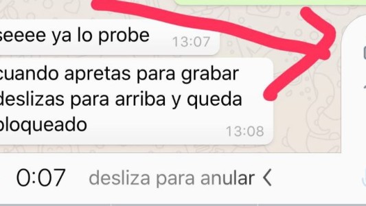 Ahora sí: WhatsApp habilitó la opcion de enviar audios sin tener que mantener apretado el botón