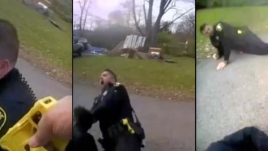 "Lo siento Nick": un policía le disparó por error a su compañero con una pistola eléctrica