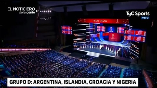 Argentina ya tiene rivales para el Mundial: Islandia, Croacia y Nigeria