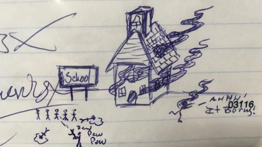 Envió una amenaza a través de la tarea de un alumno y terminó detenido