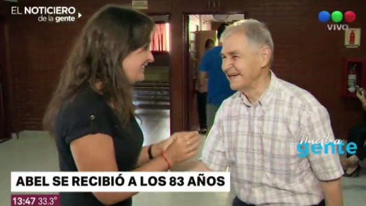 #NuestraGente : se recibió de abogado a los 83 años