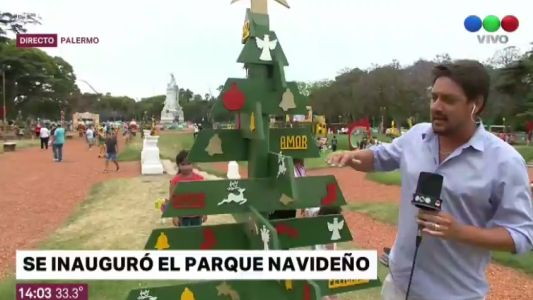 Papá Noel atiende en Palermo