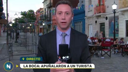 La Boca: motochorros apuñalaron y asaltaron a un turista