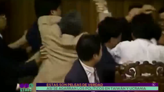 Éstas son peleas de verdad: así se agarran los políticos en otros países