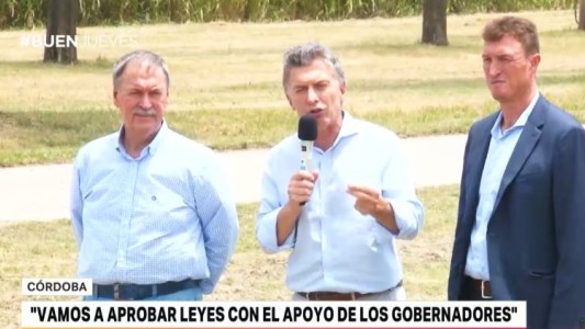 Macri: "Vamos a aprobar leyes con el apoyo de los gobernadores"