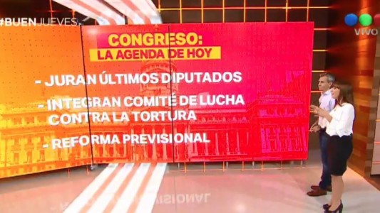 La agenda de hoy en el Congreso