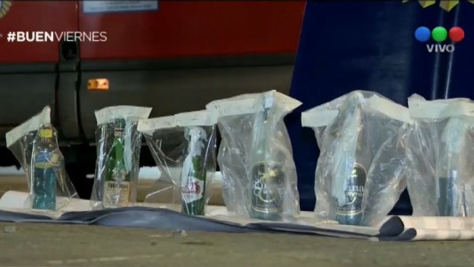 Encontraron bombas molotov en las cercanías del Congreso