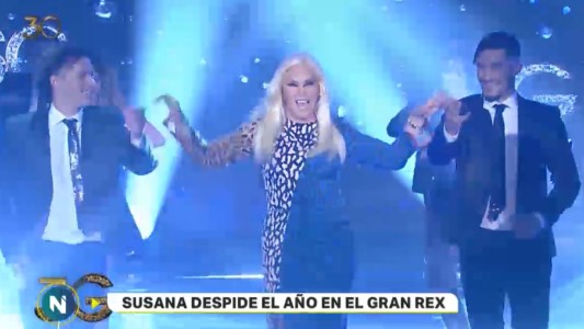 Susana despide el año en el Gran Rex