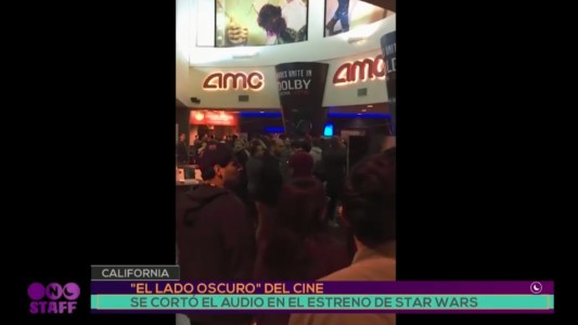Se cortó el audio en el estreno de Star Wars y los fanáticos estallaron de furia
