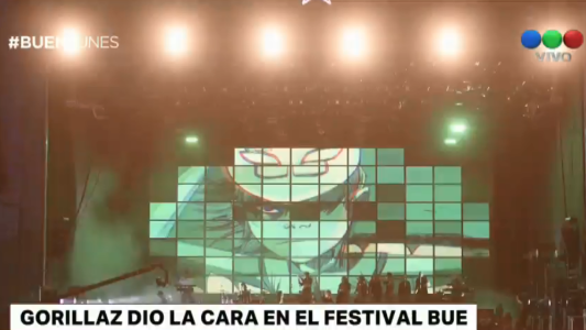 Gorillaz dio la cara en el Festival BUE