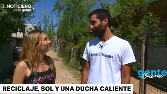 #GenteBuena : reciclaje, sol y una ducha caliente