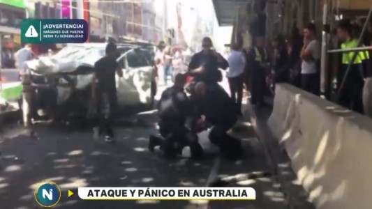 Hay dos detenidos por la embestida en Australia: fue un "acto deliberado"