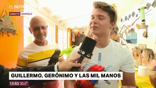 #NuestraGente Gerónimo y su familia entregan manos ortopédicas para quienes las necesitan