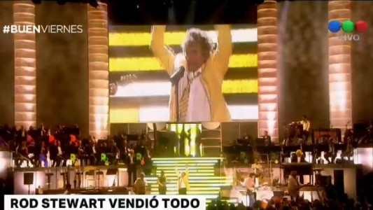 Se agotaron las entradas para el show de Rod Stewart en GEBA