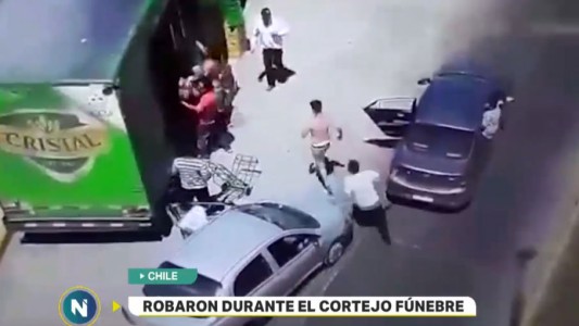 Chile: robaron durante un cortejo fúnebre