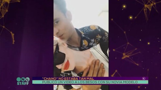 "Chano" publicó un video a los besos con su novia modelo