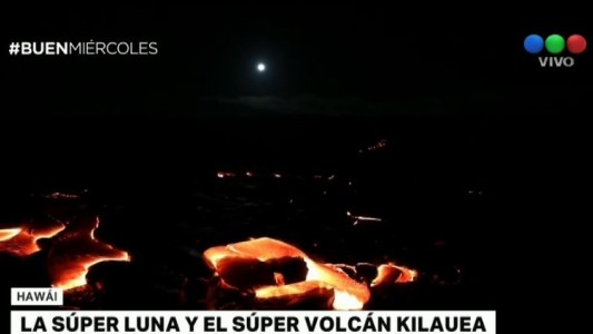 La superluna y el supervolcán de Hawai
