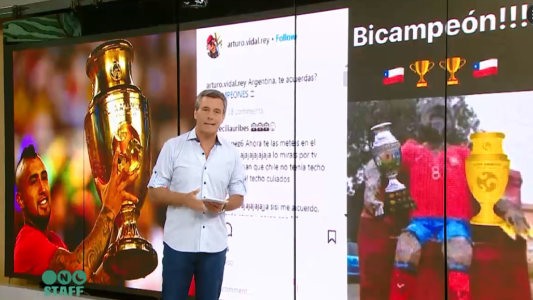 Arturo Vidal se burló de los argentinos que quemaron un muñeco suyo