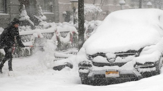 Así se ve el "ciclón bomba" desde el espacio