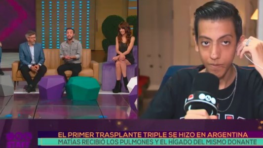 Cómo fue la operación de Matías: recibió dos pulmones y un hígado