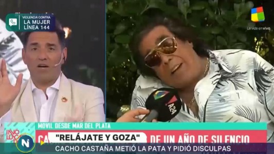 Cacho Castaña pidió disculpas tras su desafortunada frase sobre las violaciones: "No fue mi intención"