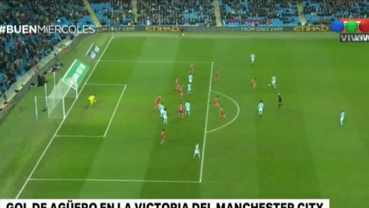 Agüero apareció en el momento justo y le dio el triunfo al City