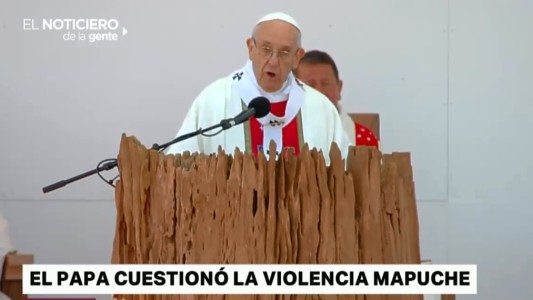 "La violencia termina volviendo mentirosa la causa más justa": mensaje del Papa a los mapuches en Chile