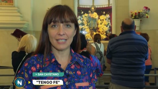 “Tengo fe”: San Cayetano, el santo del pan y el trabajo