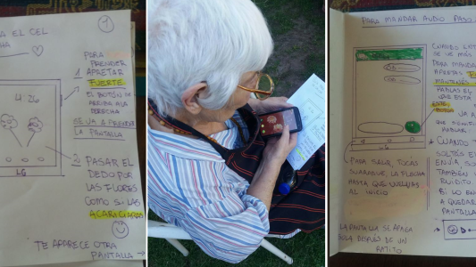Una chica compartió el tutorial que hizo para que su abuela aprenda a mandar audios de Whatsapp y nos emocionó a todos