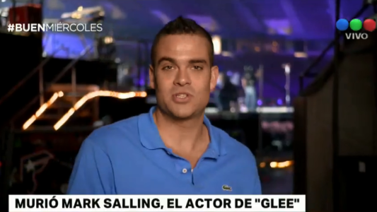 Encontraron muerto a Mark Salling, actor de la serie "Glee"