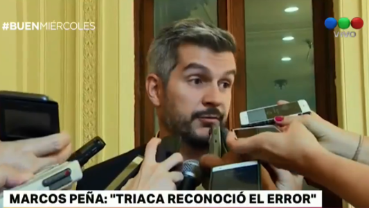 Marcos Peña: "Triaca reconoció el error"