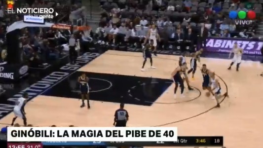 Manu Ginóbili, otra vez la magia del #PibeDe40