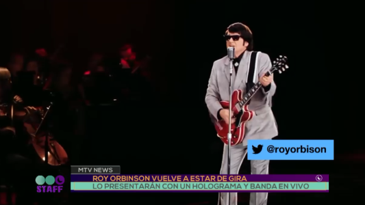 Roy Orbinson vuelve a estar de gira en forma de holograma