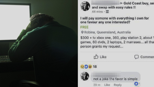 Ofreció todas sus pertenencias a quien lo mate, pero los usuarios de Facebook le salvaron la vida