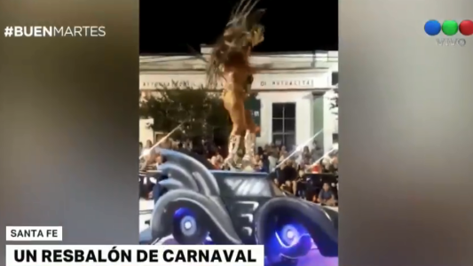 Un resbalón de Carnaval en Santa Fe