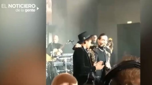 Maluma festejó con Neymar