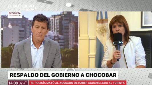 Patricia Bullrich: "La orden del policía es hacer cesar el delito"