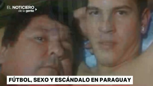 Escándalo en Paraguay por las fotos íntimas de un futbolista y el presidente de un club