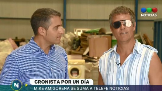 Cronista por un día: Mike Amigorena visitó una cooperativa muy particular