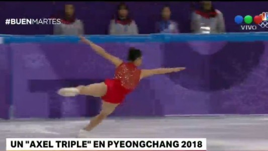 #PyeongChang2018: La patinadora Mirai Nagasu saltó a la historia con un increíble triple axel