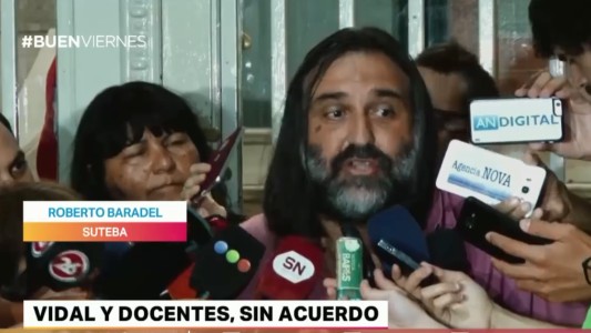 Rechazo de docentes bonaerenses a la propuesta salarial: "Es pretender bajar el salario"