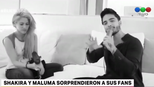 Shakira y Maluma sorprendieron a sus fans con un video casero