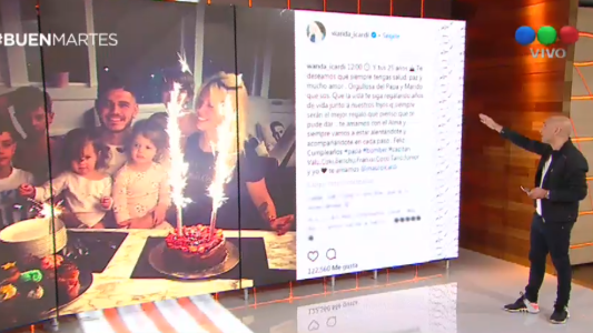 Saludos y festejos para Mauro Icardi en su cumpleaños