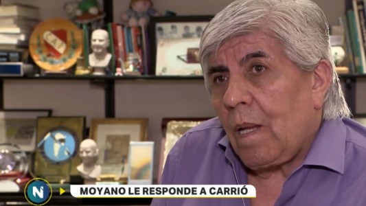 Hugo Moyano le respondió a Elisa Carrió: "Está enferma"