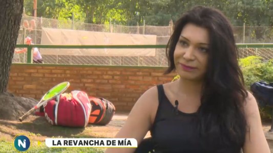 Ella es Mía Fedra, la primera tenista "trans" de Argentina
