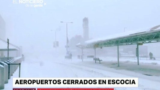 Una nevada de 24 horas en Irlanda