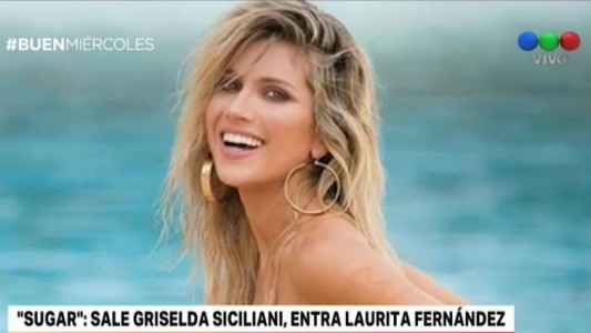 Griselda Siciliani se aleja de Sugar y será reemplazada por Laurita Fernández