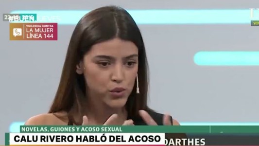 Calu Rivero: "Me arrepiento de no haber hablado antes"