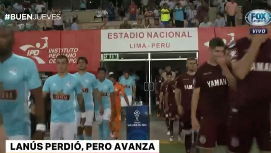 Lanús perdió pero avanza en la Copa Sudamericana