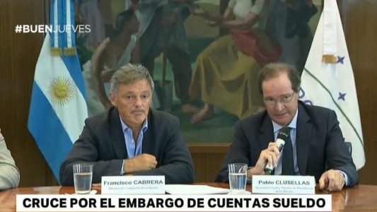 Cruce por el embargo de cuentas sueldo